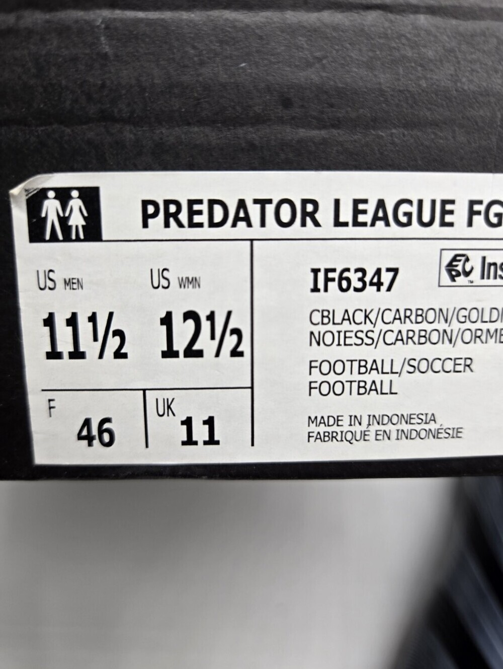 adidas Men's Predator Pro FG IF6347 Soccer Cleats Shoes Size 11.5 - Picture 8 of 8